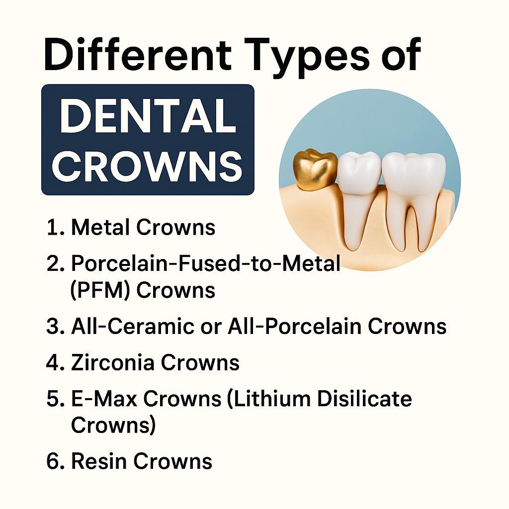 Different Types of Dental Crowns